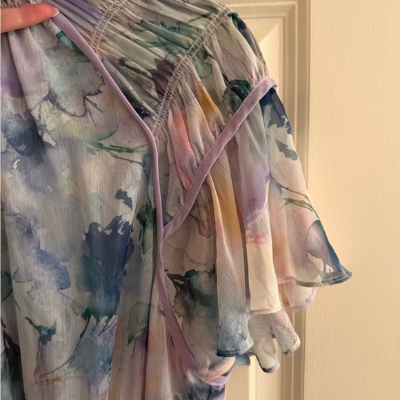 Misa Los Angeles Watercolor Mini Dress - Picture 4 of 6